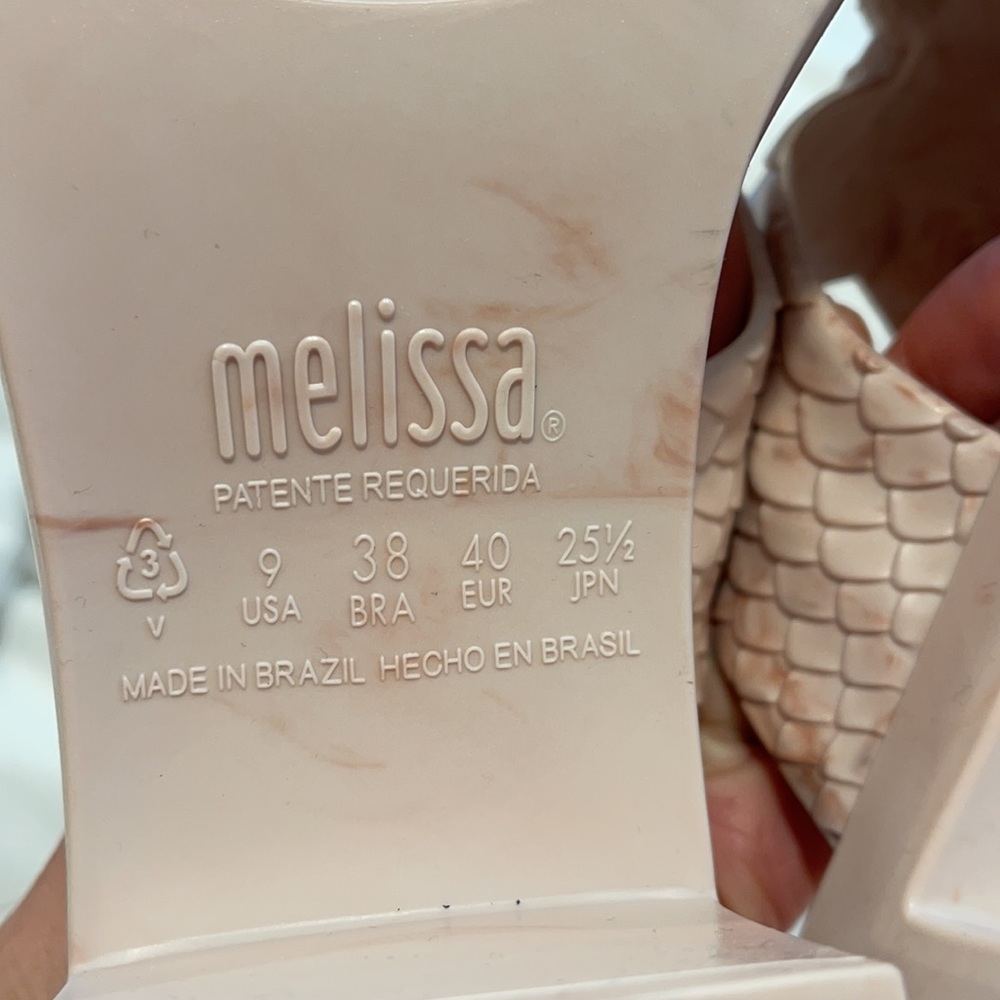 Melissa Pvc Embossed Python Block Heel - image 8